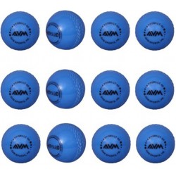 AVM Blue Wind Cricket Ball (Pack of 12)